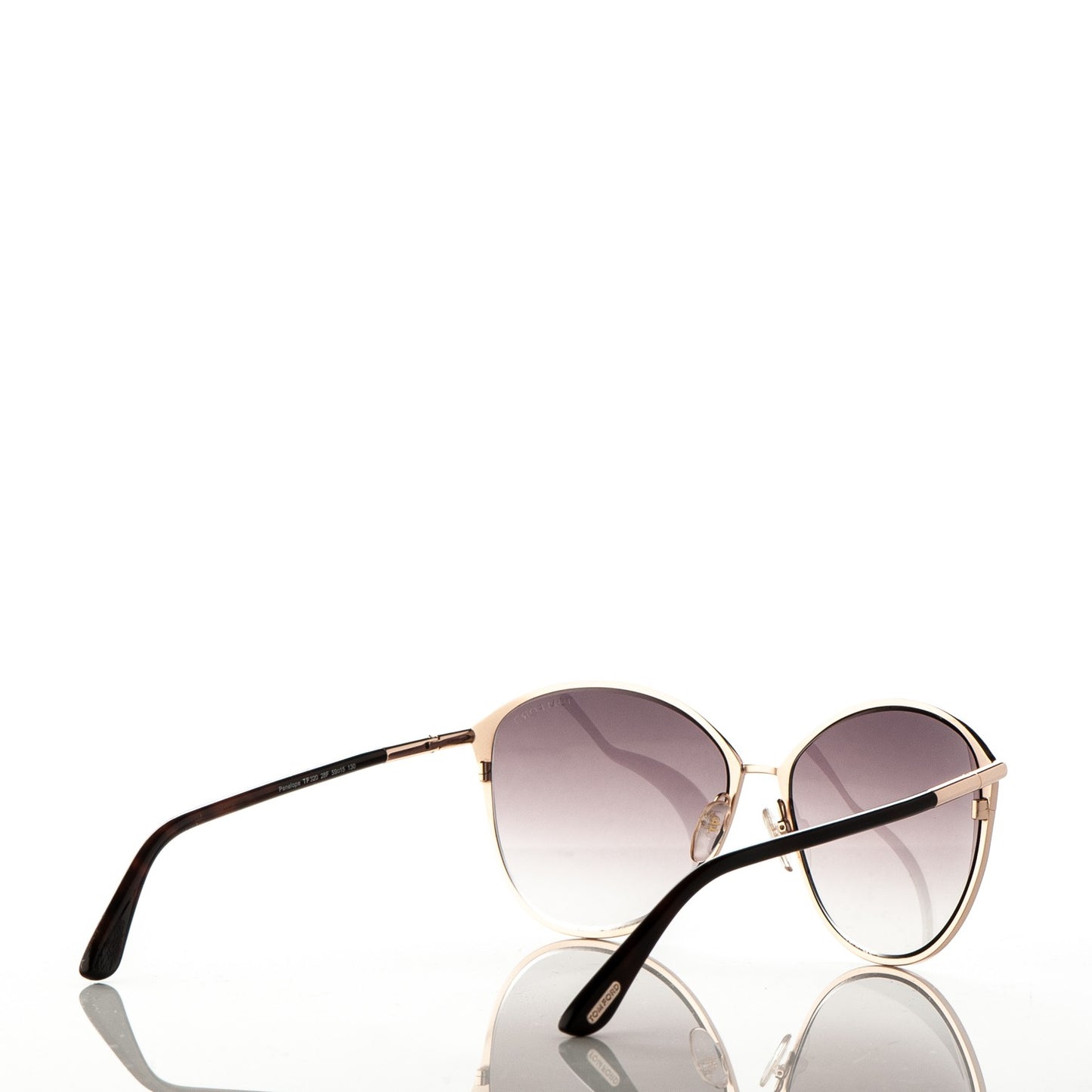 Penelope Vintage Round Sunglasses TF320 Brown