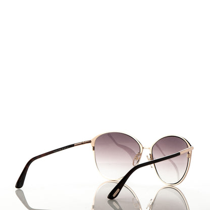 Tom Ford Penelope Vintage Round Sunglasses TF320 Brown 4 of 6