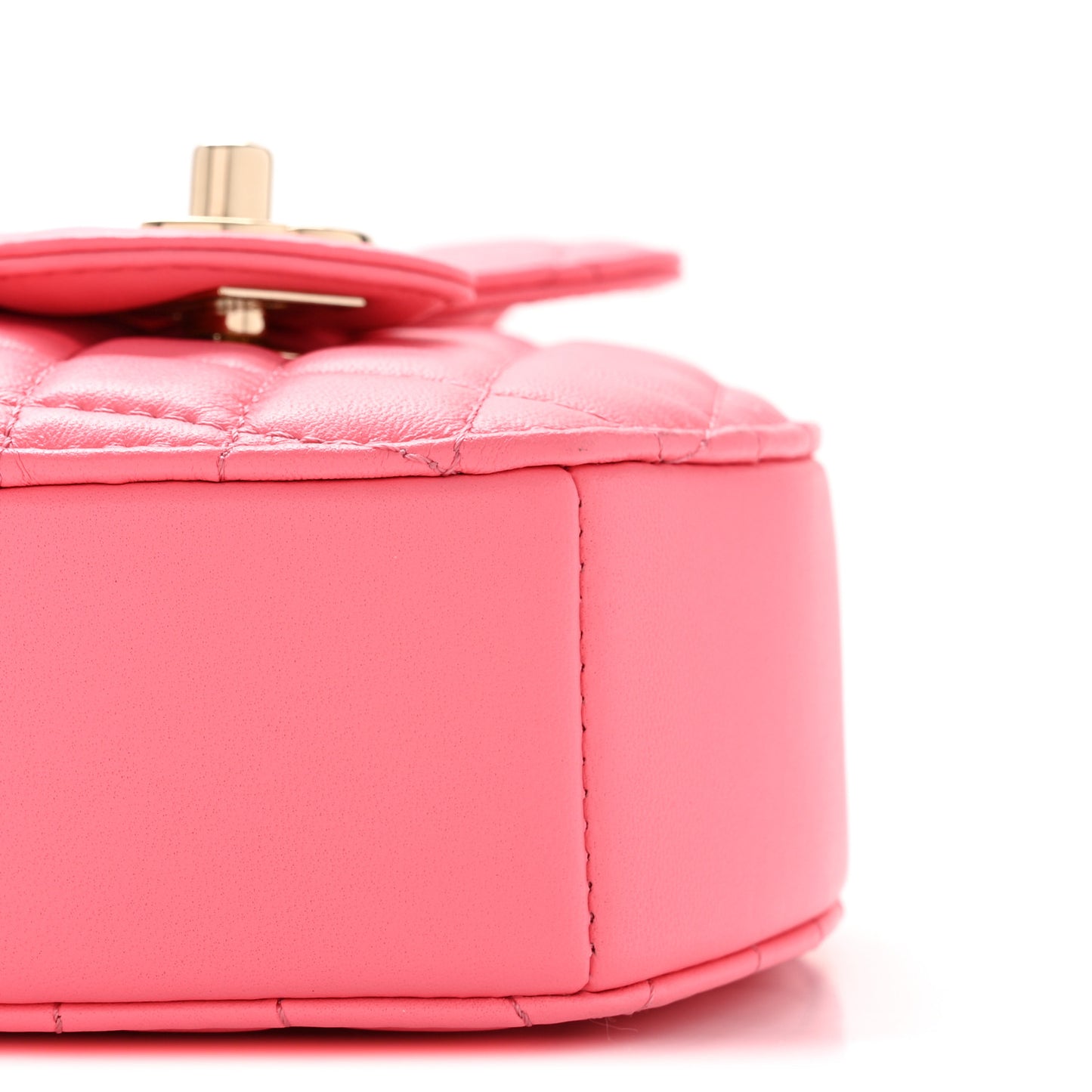 Lambskin Quilted CC In Love Heart Bag Pink