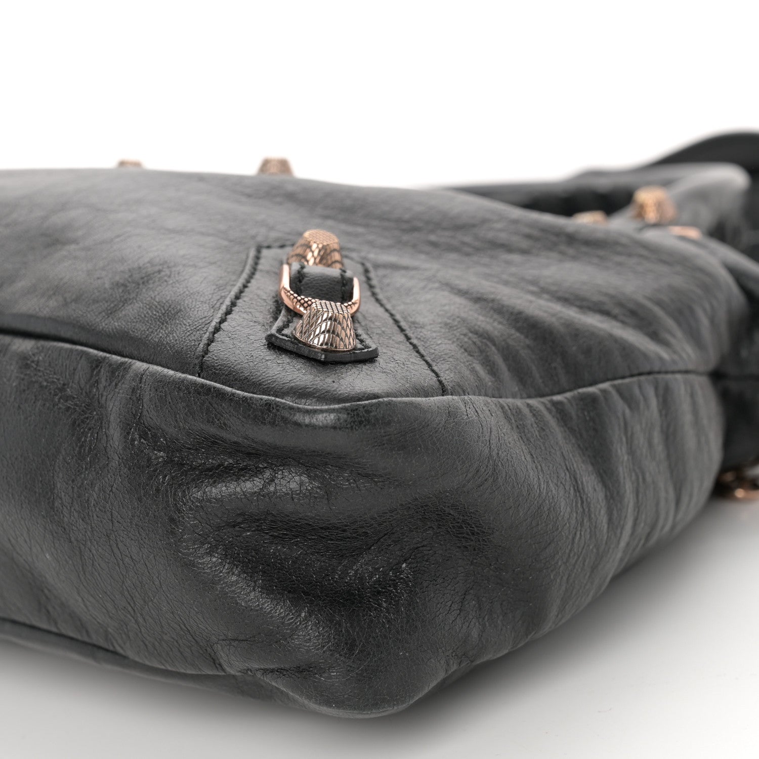 Balenciaga Agneau Giant 12 Rose Gold Hardware Town Black 11 of 11