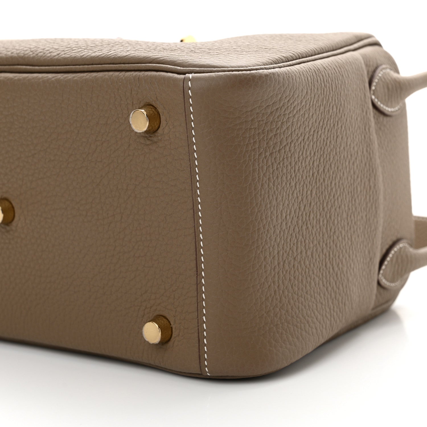 Hermes Taurillon Clemence Lindy 26 Etoupe 10 of 11