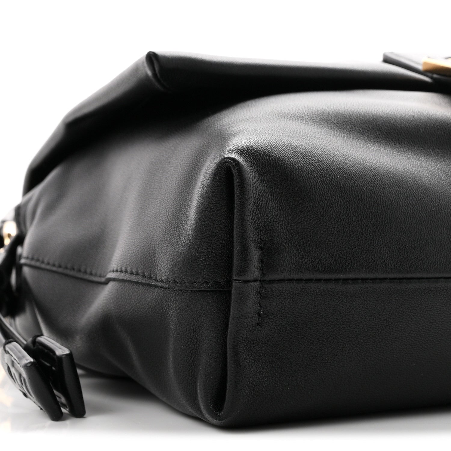 Fendi Nappa Medium Mamma Baguette Black 9 of 10