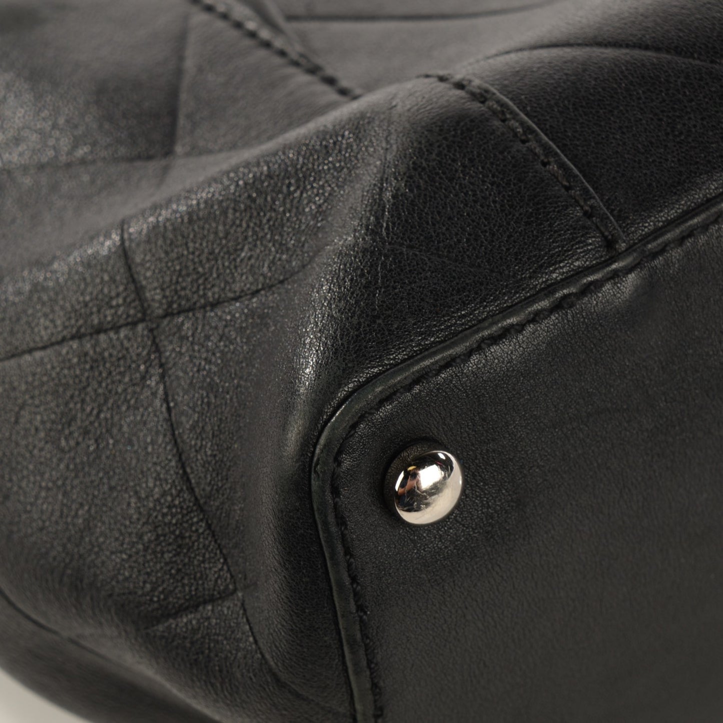 Calfskin CC Chevron All Day Long CC Bag Black