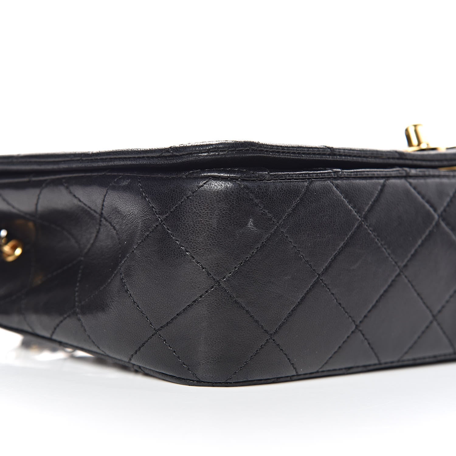 Chanel Lambskin Quilted Small Single Flap Black 8 of 12