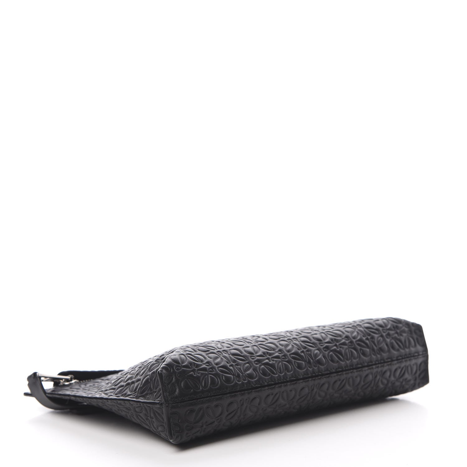 Loewe Calfskin Embossed Medium Repeat T Pouch Black 3 of 5