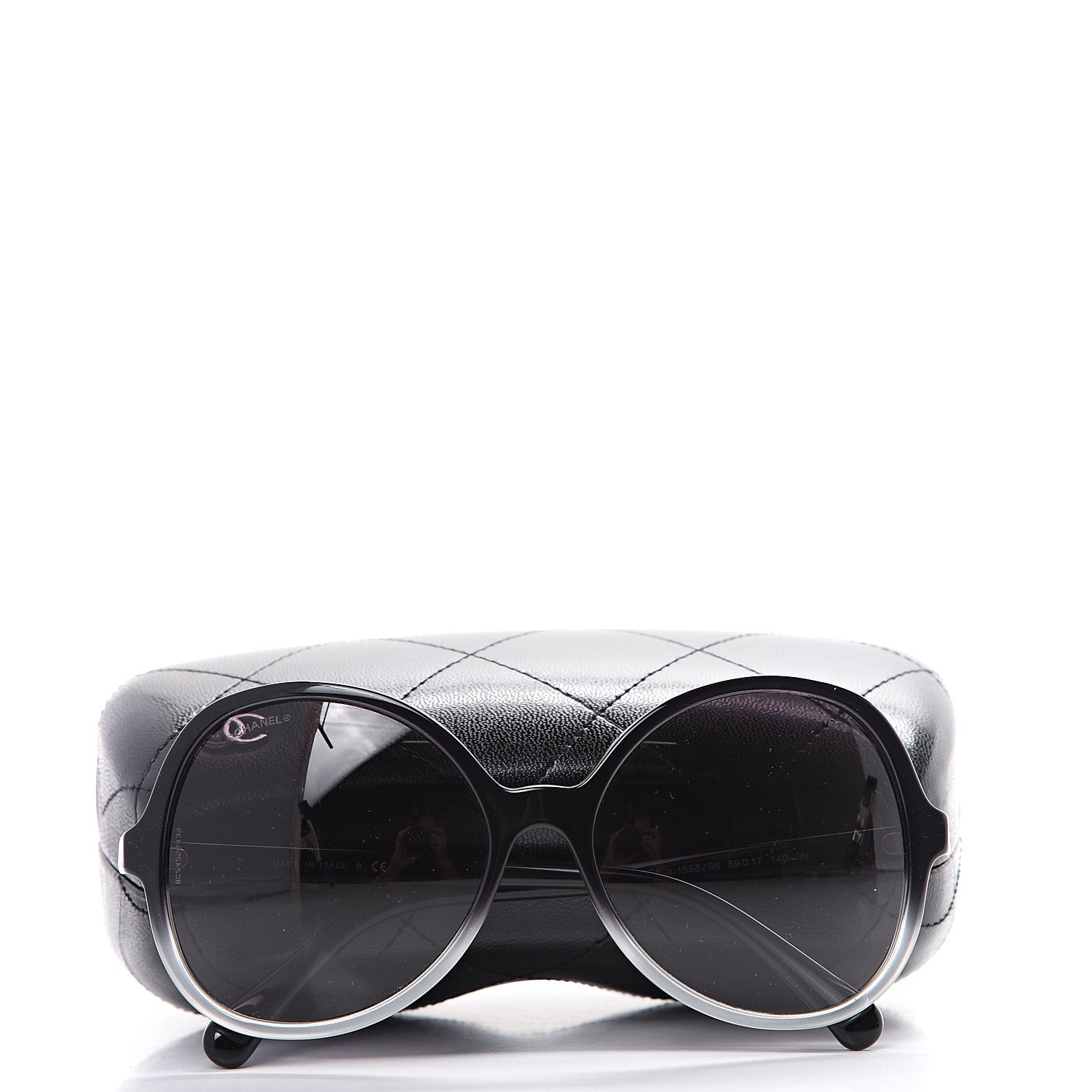 Chanel CC Sunglasses 5351 Black Grey 9 of 9