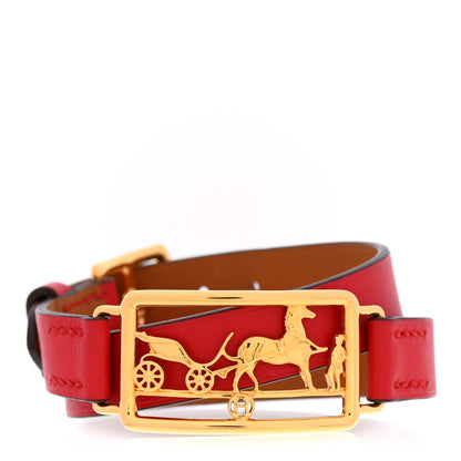 Hermes Swift Caleche Double Tour Bracelet T2 1 of 8