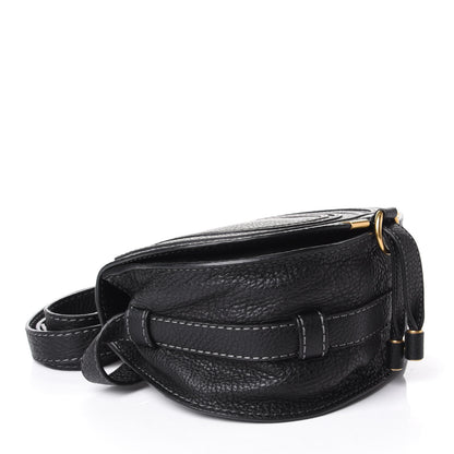 Chloe Calfskin Mini Marcie Round Crossbody Bag Black 3 of 9