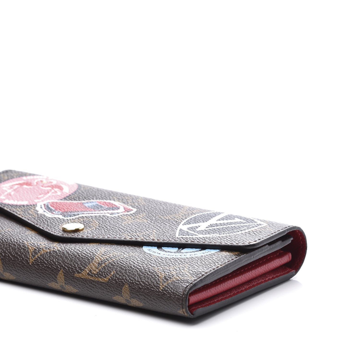 Louis Vuitton Monogram World Tour Sarah Wallet 7 of 7