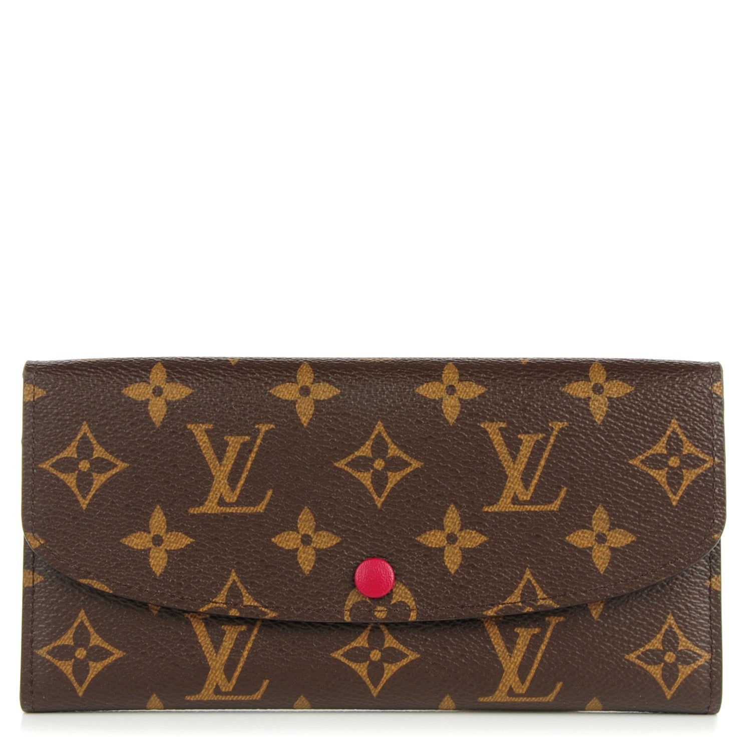 Louis Vuitton Monogram Emilie Wallet Fuchsia 1 of 7