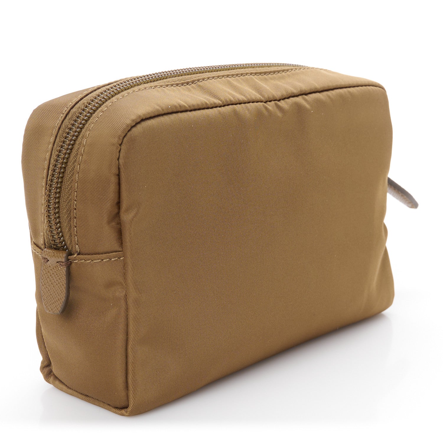 Prada Re-Nylon Vela Saffiano Wristlet Brandy 3 of 11