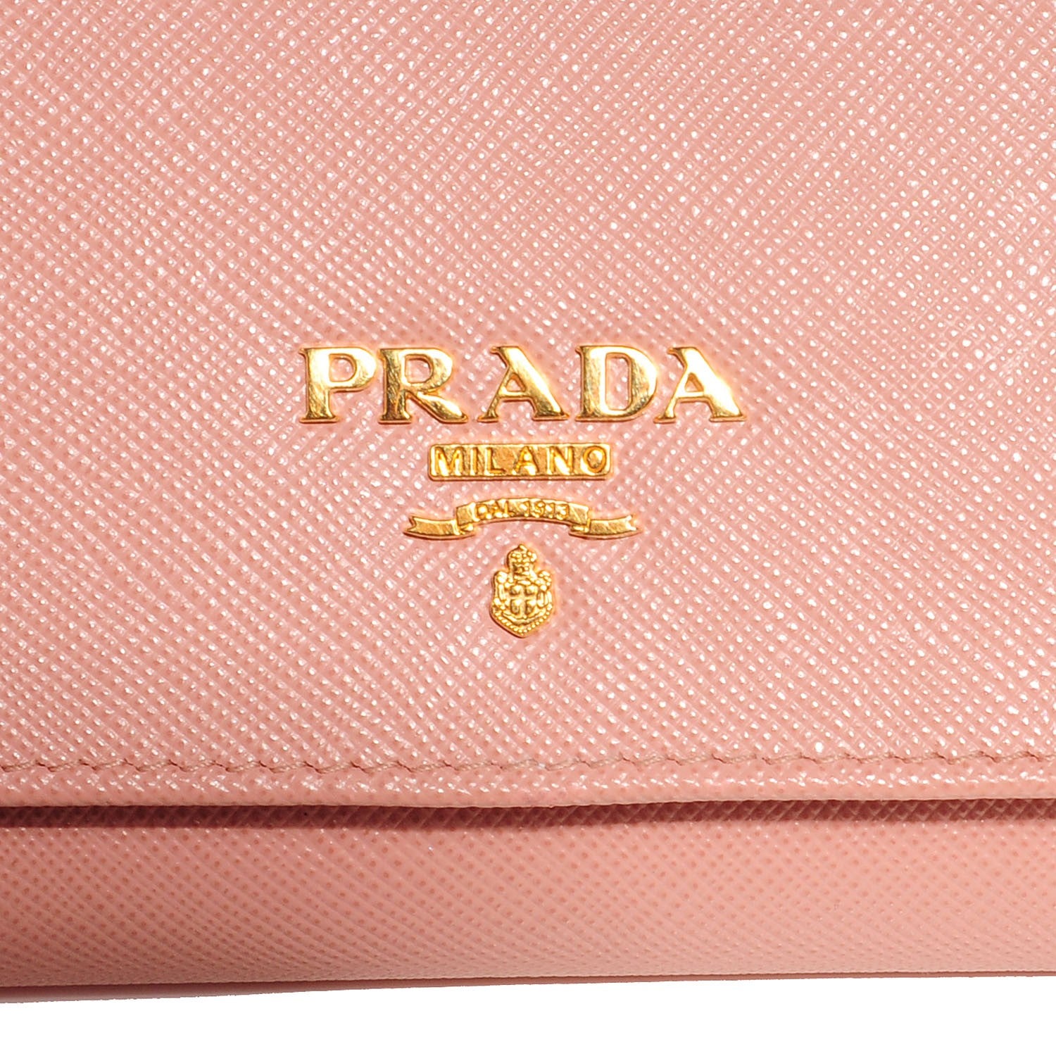 Prada Saffiano Metal Continental Flap Wallet Orchidea 9 of 9