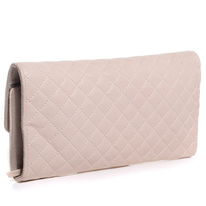 Chanel Lambskin Quilted Camellia Tri Fold Jewelry Case Light Pink 3 of 7