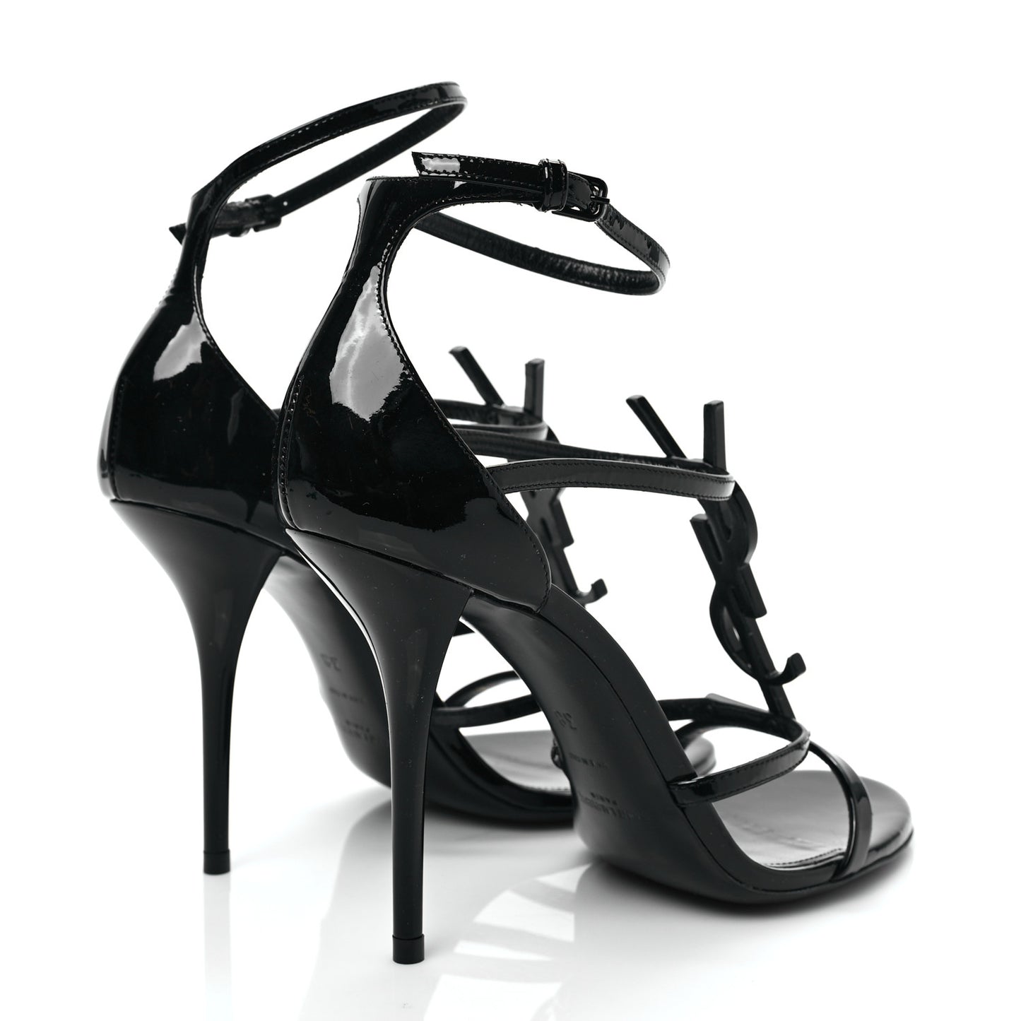 Patent Cassandra 100 Sandals 38 Black