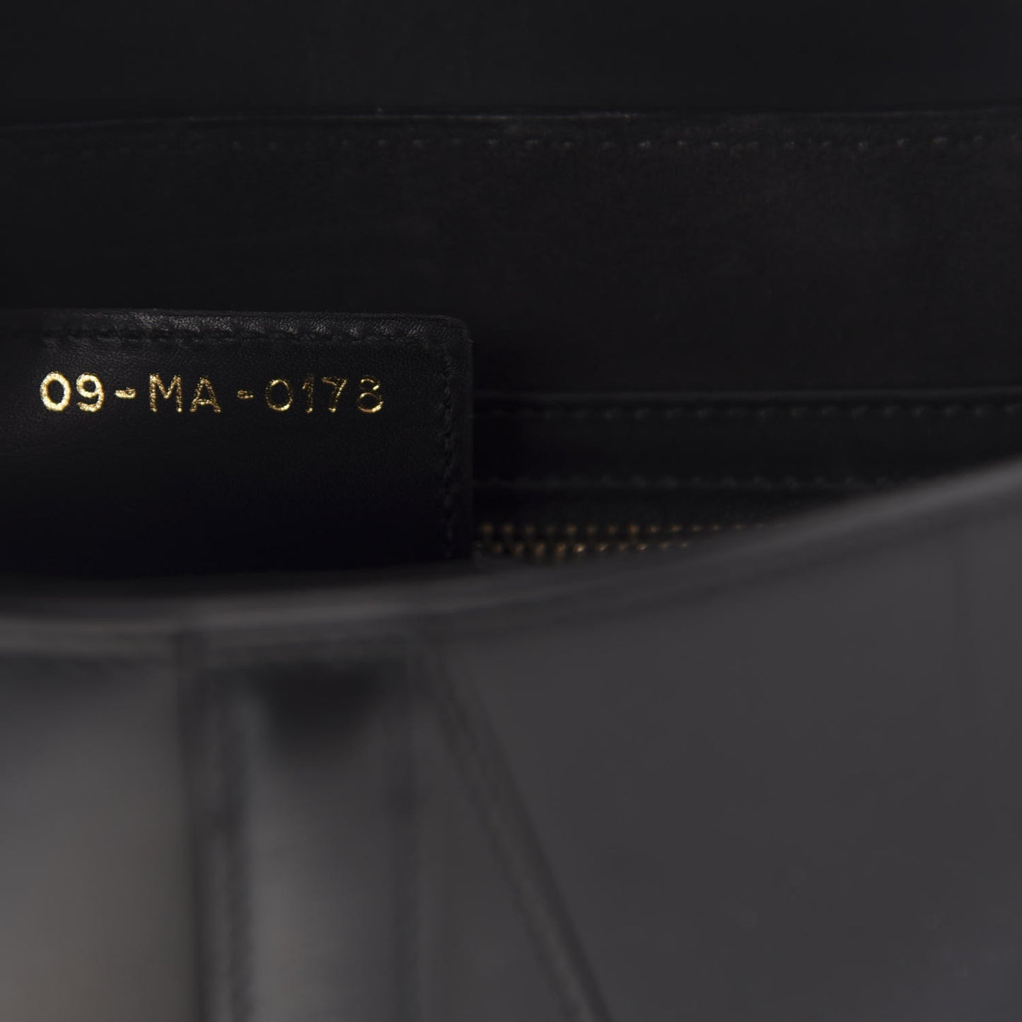 Calfskin Saddle Bag Black