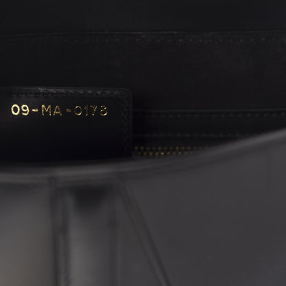 Christian Dior Calfskin Saddle Bag Black 9 of 11