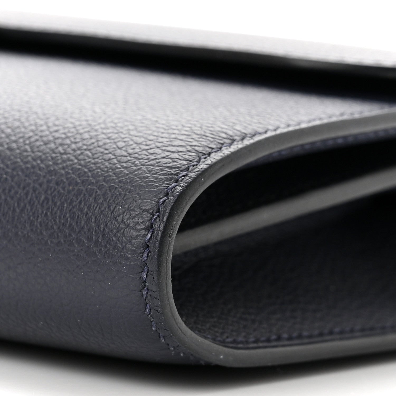 Hermes Evercolor Constance Wallet To Go Bleu Nuit 9 of 10