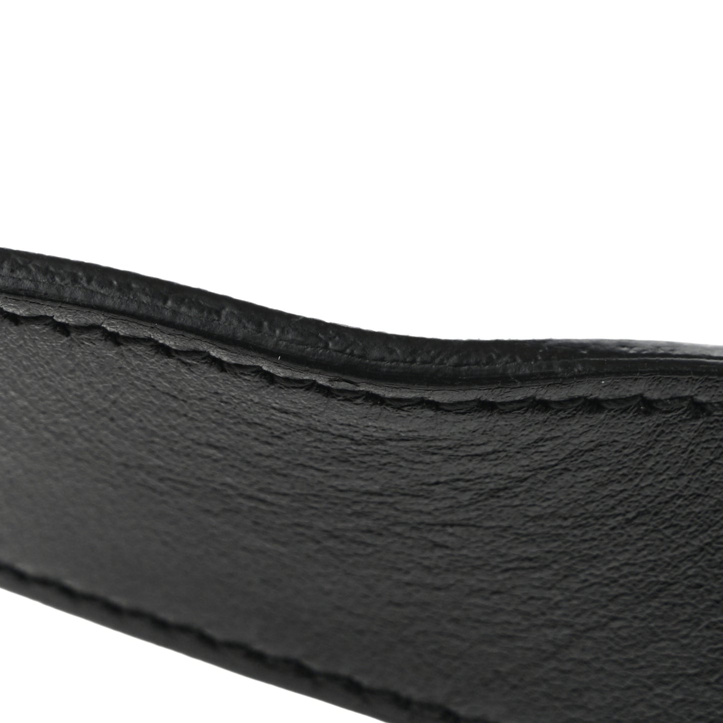 GG Supreme Monogram Plutone Calfskin Double G Reversible 30mm Belt 75 30 Beige Ebony Black