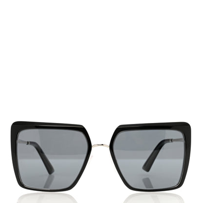 Prada Polarized Sunglasses SPR 58W Black 2 of 6