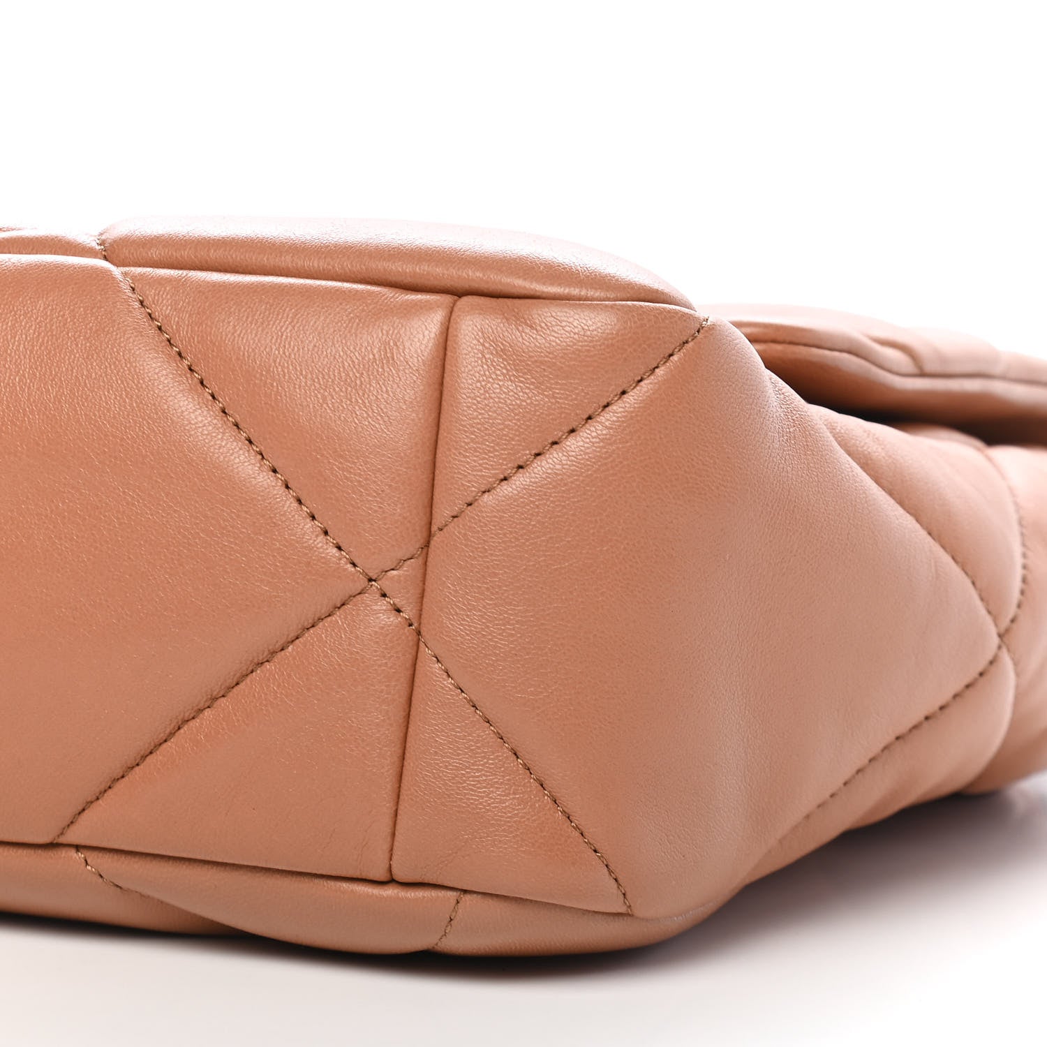 Chanel Lambskin Quilted Large Chanel 19 Flap Brown 9 of 9
