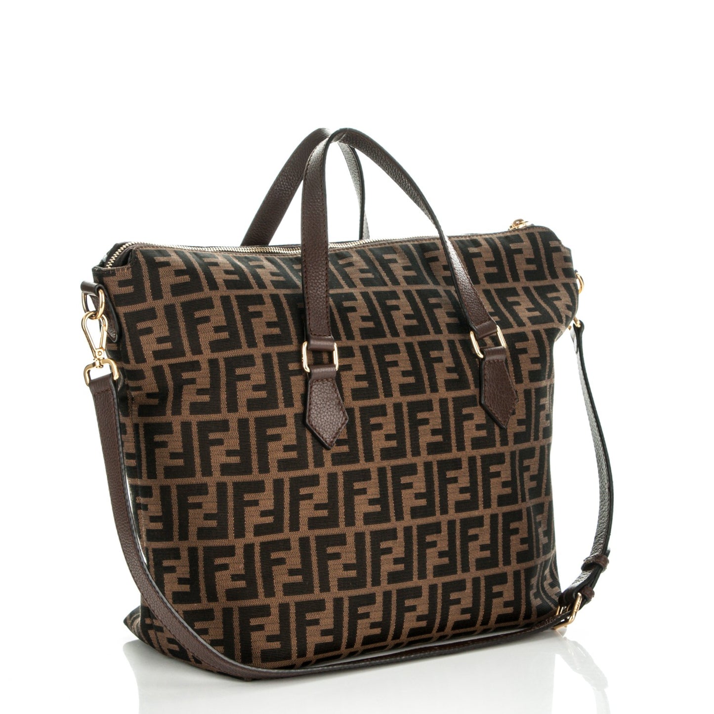 Zucca Vitello Artic Convertible Tote Tobacco Castagna
