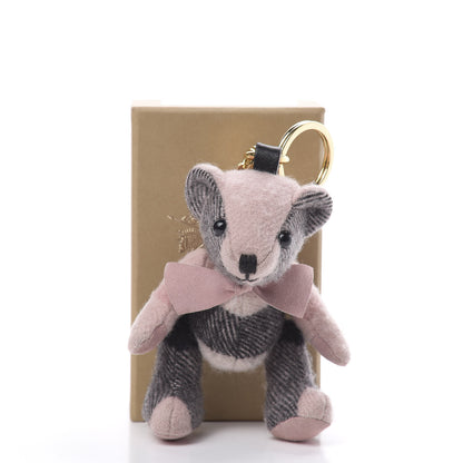Burberry Cashmere House Check Thomas Bear Bag Charm Ash Rose 4 of 4