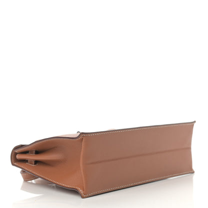 Hermes Evercolor Kelly Danse II Belt Bag Gold 4 of 14