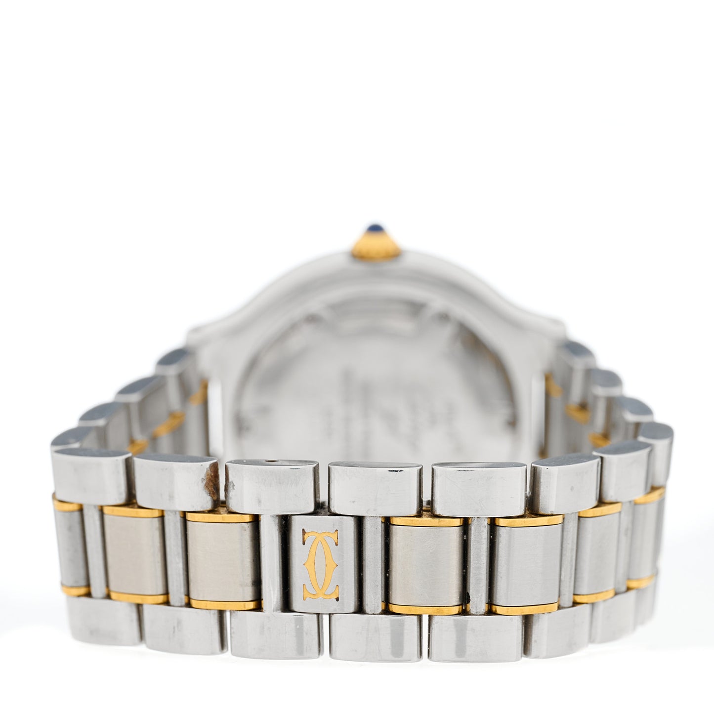 Stainless Steel 18K Yellow Gold 28mm Must De 21 Quartz Watch