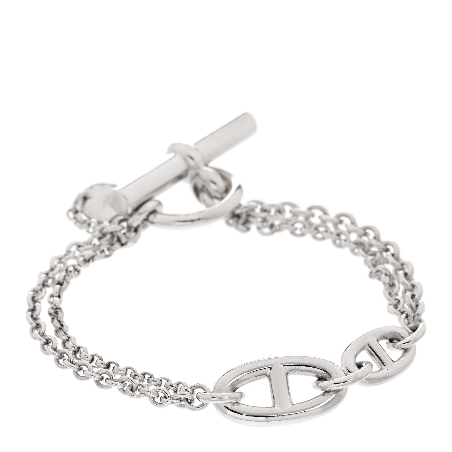 Hermes Sterling Silver New Farandole Bracelet SH 1 of 4