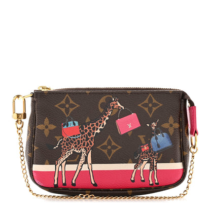 Louis Vuitton Monogram 2017 Christmas Animation Mini Pochette Accessories 1 of 7