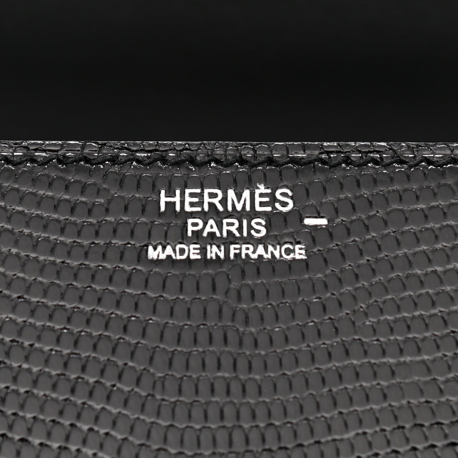 Hermes Lizard Mosaique Au 24-17 Black 6 of 10