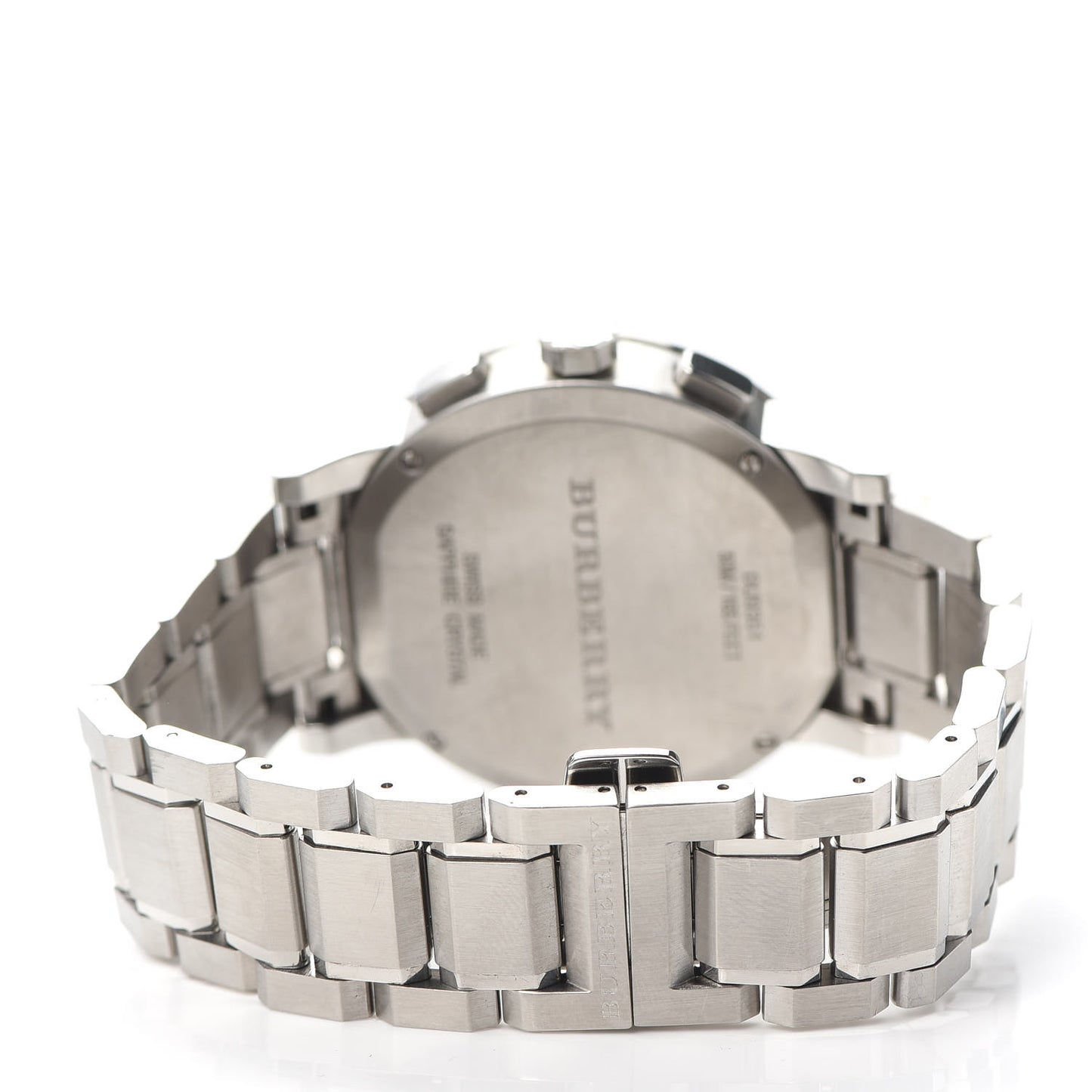 Stainless Steel 42mm Chronograph Quartz Watch Black BU9351