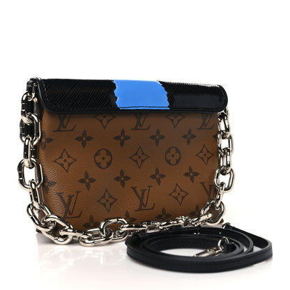 Louis Vuitton Reverse Monogram Kabuki Pochette Black 3 of 10