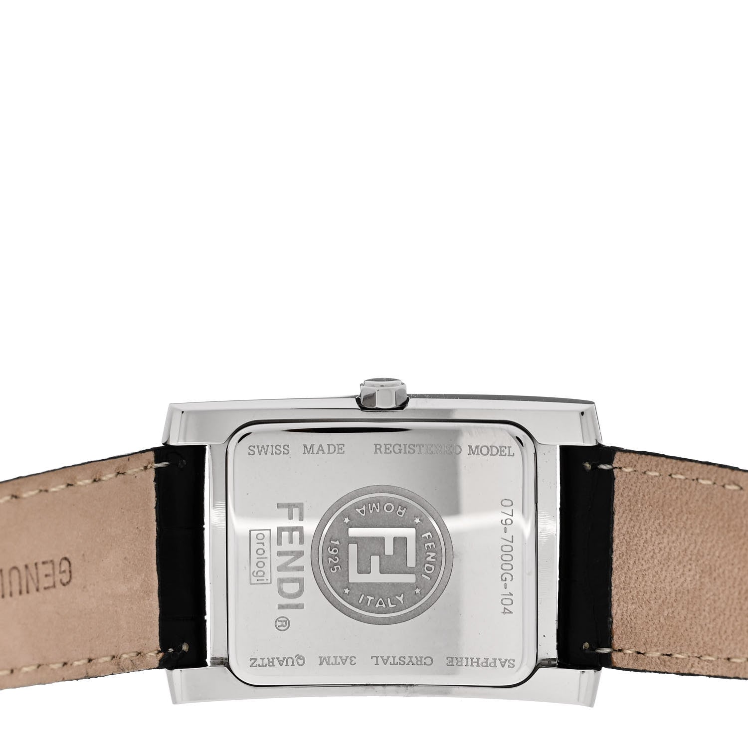 Fendi Stainless Steel Alligator 27mm Orologi Quartz Watch 4 of 5