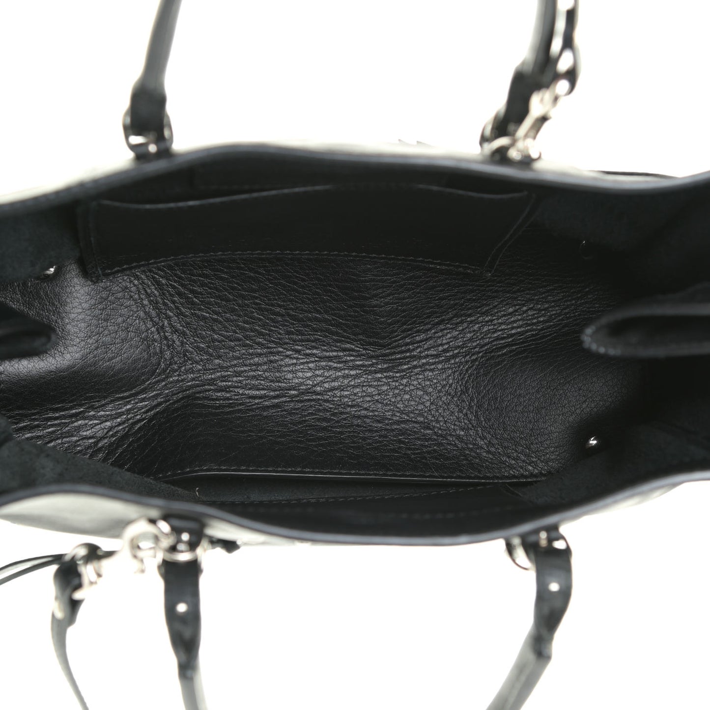 Veau Papier A6 Zip Around Tote Black