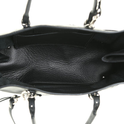 Balenciaga Veau Papier A6 Zip Around Tote Black 7 of 10