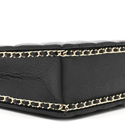 Chanel Caviar Quilted Evening Box Bag Black 9 of 10