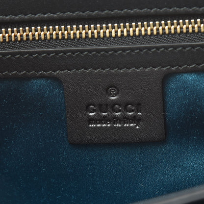 Gucci Suede Patent Web Medium Ophidia Chain Shoulder Bag Hibiscus Red Black 6 of 13