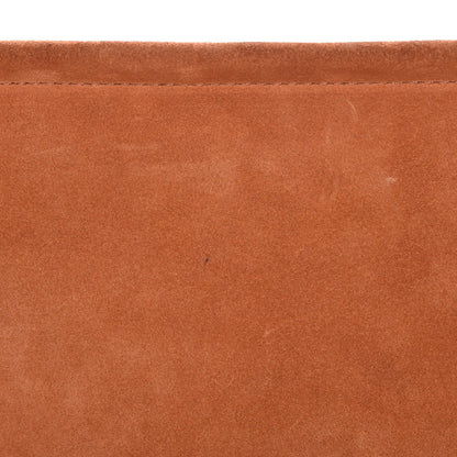 Chloe Suede Calfskin Medium Faye Shoulder Bag Tobacco 8 of 8