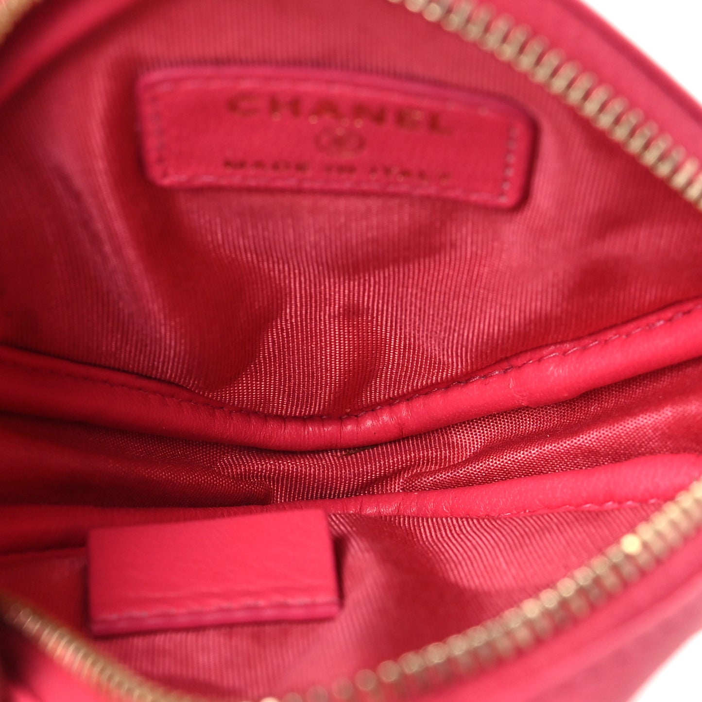 Lambskin Quilted Clutch With Chain Bag Pink
