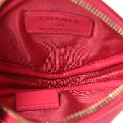 Chanel Lambskin Quilted Clutch With Chain Bag Pink 5 of 12