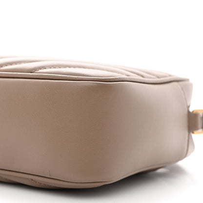 Saint Laurent Calfskin Matelasse Monogram Lou Camera Bag Dark Beige 10 of 14