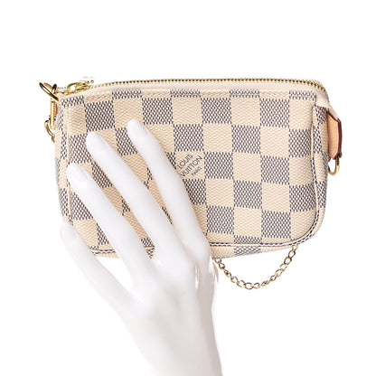 Louis Vuitton Damier Azur Mini Pochette Accessories 2 of 8