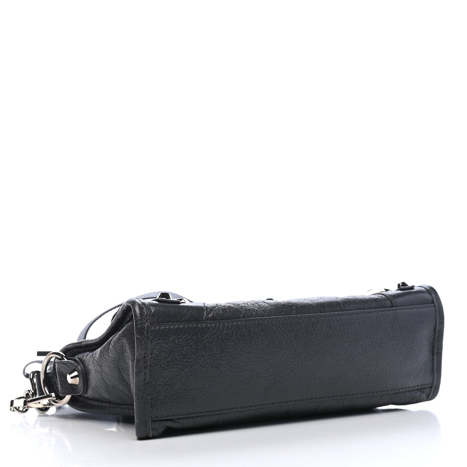 Balenciaga Agneau Classic Silver Hardware Mini City Gris Fossile 5 of 10