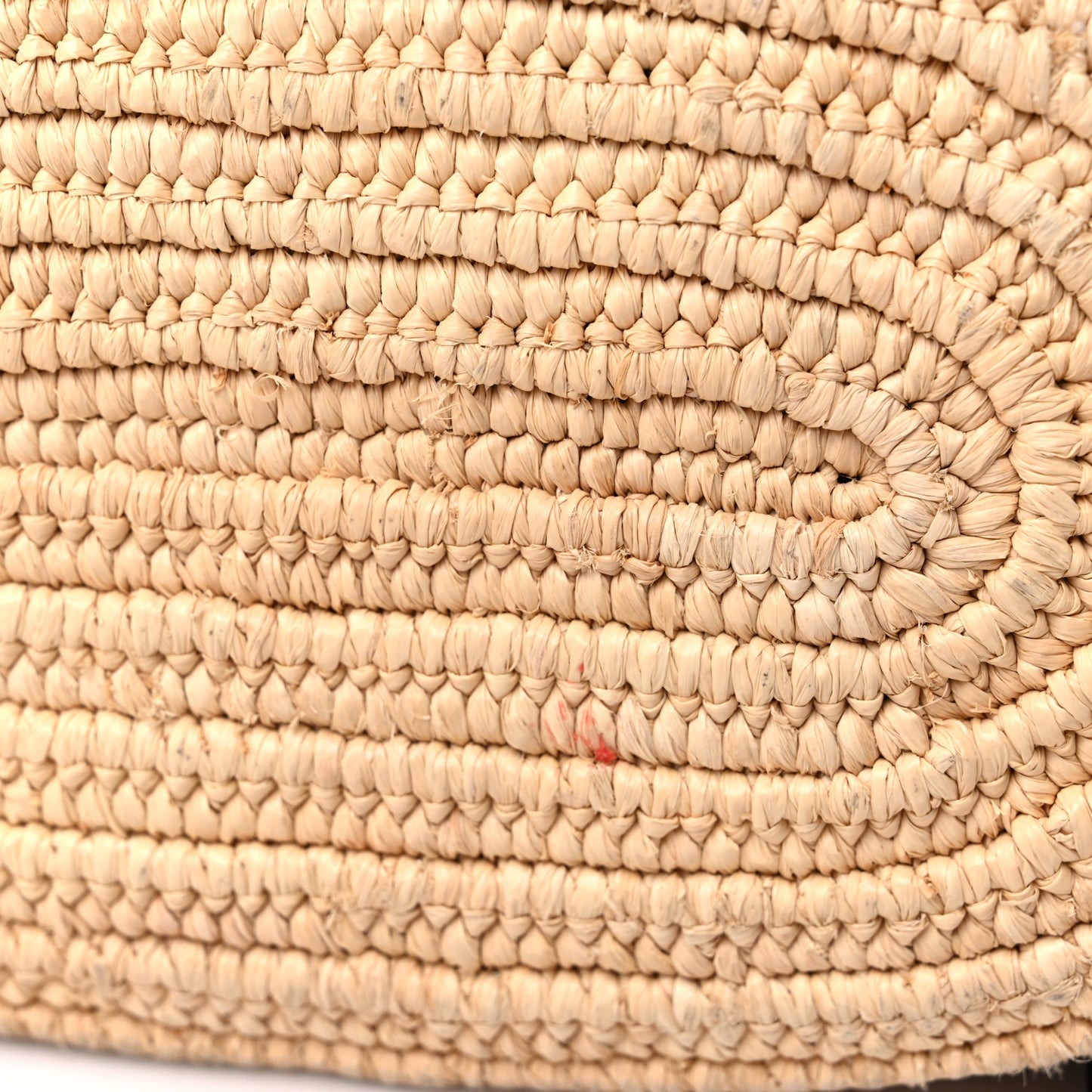 Raffia Small Elephant Basket Tote Bag Natural Tan