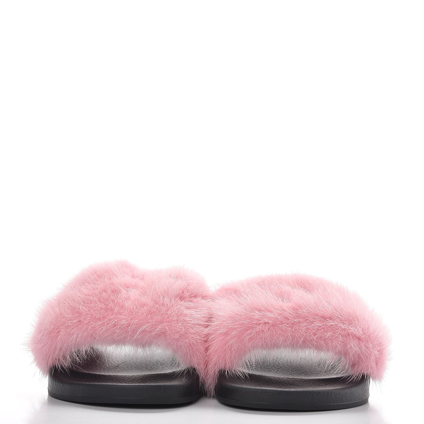 Mink Rubber Slide Sandals 37 Pink