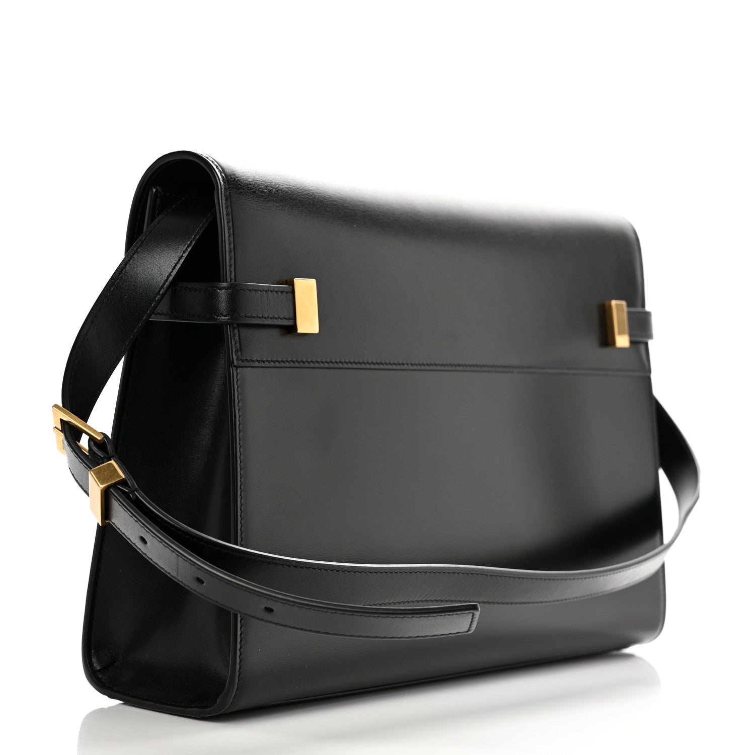 Saint Laurent Smooth Calfskin Manhattan Shoulder Bag Black 3 of 11