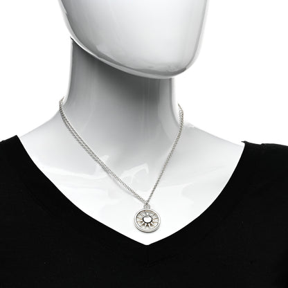 Tiffany Sterling Silver Sun Pendant Necklace 2 of 4