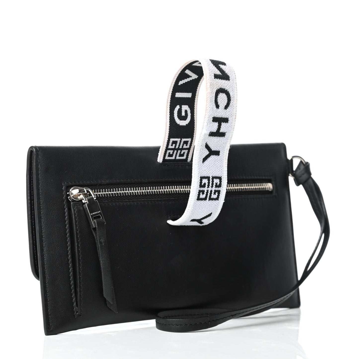 Calfskin 4G Flap Pouch Black