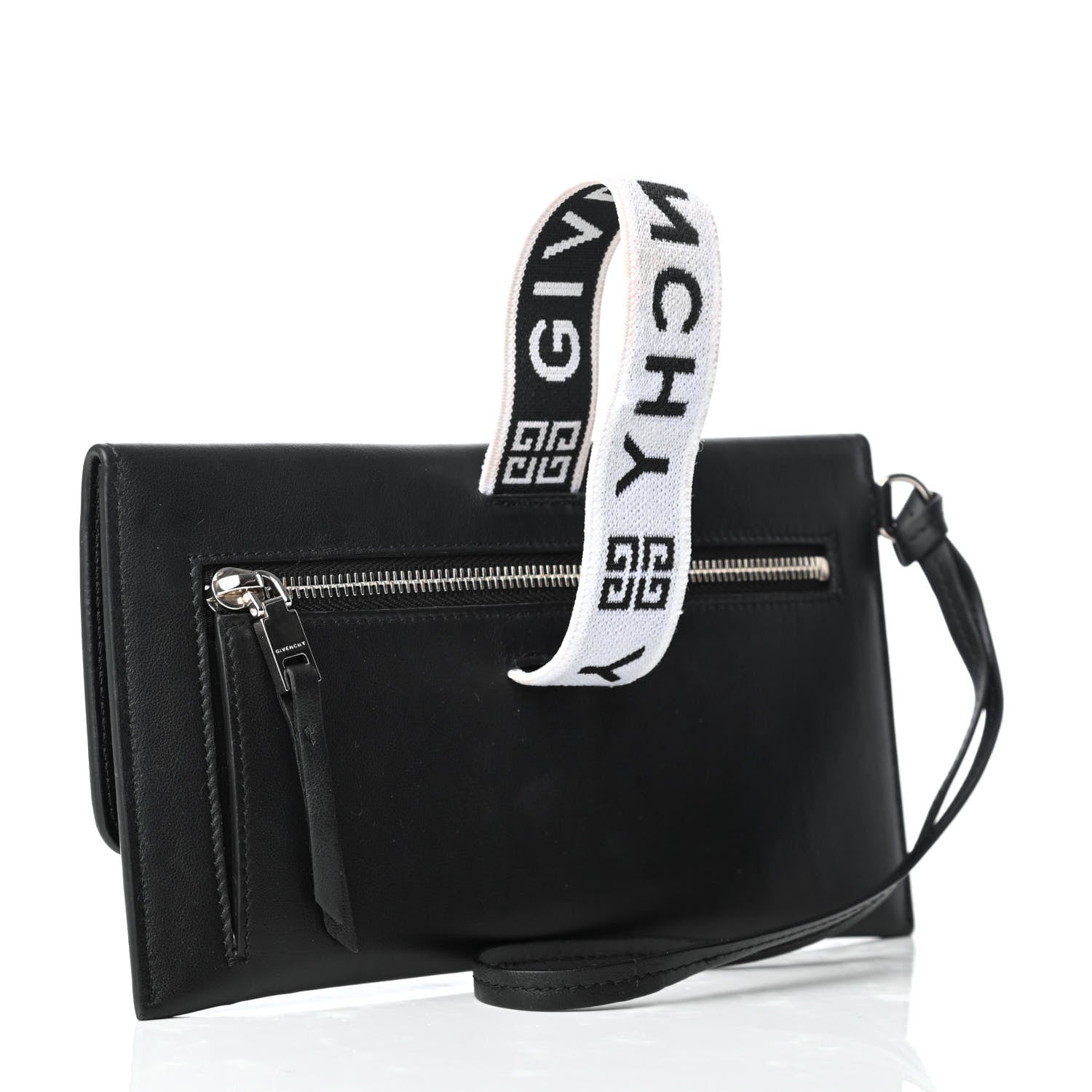 Givenchy Calfskin 4G Flap Pouch Black 3 of 7
